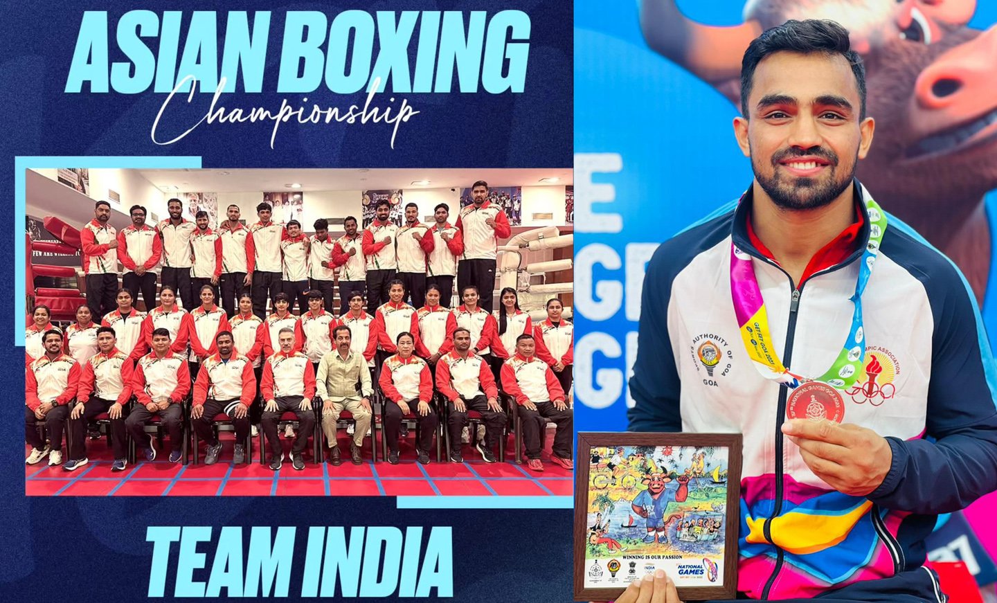 मंगोलिया में 28 मार्च से 11 अप्रैल तक आयोजित होने वाली एशियन बॉक्सिंग प्रतियोगिता में देश का प्रतिनिधित्व करेंगे “लोकेश चौधरी”