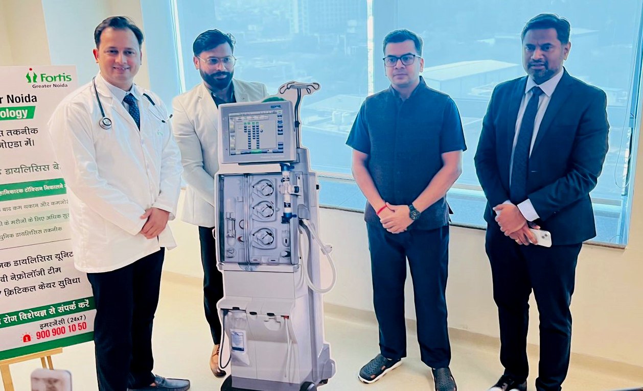 विश्व किडनी दिवस(12th मार्च):- फोर्टिस ग्रेटर नोएडा ने जीवनशैली से जुड़े गुर्दे के रोगों में बढ़ोतरी के मद्देनज़र अत्याधुनिक हेमोडायलिसिस मशीन का किया शुभारंभ