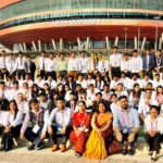 डीएवी शताब्दी महाविद्यालय, फरीदाबाद के विद्यार्थियों की नई दिल्ली स्थित भारत मण्डपम में आयोजित  कार्यक्रम ‘द राइजिंग भारत समिट’