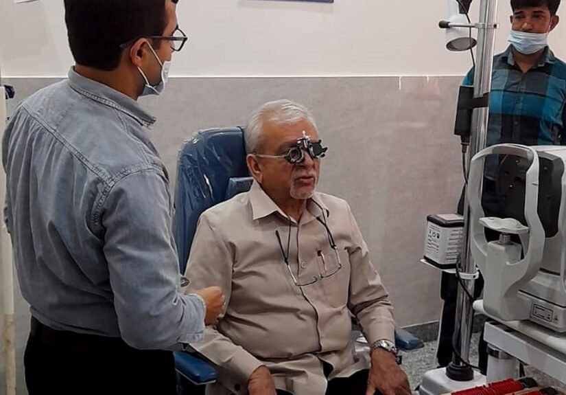भाटिया सेवक समाज आरोग्य केंद्र में उद्योगपति बीआर भाटिया ने करवाई आंखों की जांच,सफल लेजर ट्रीटमेंट किया गया