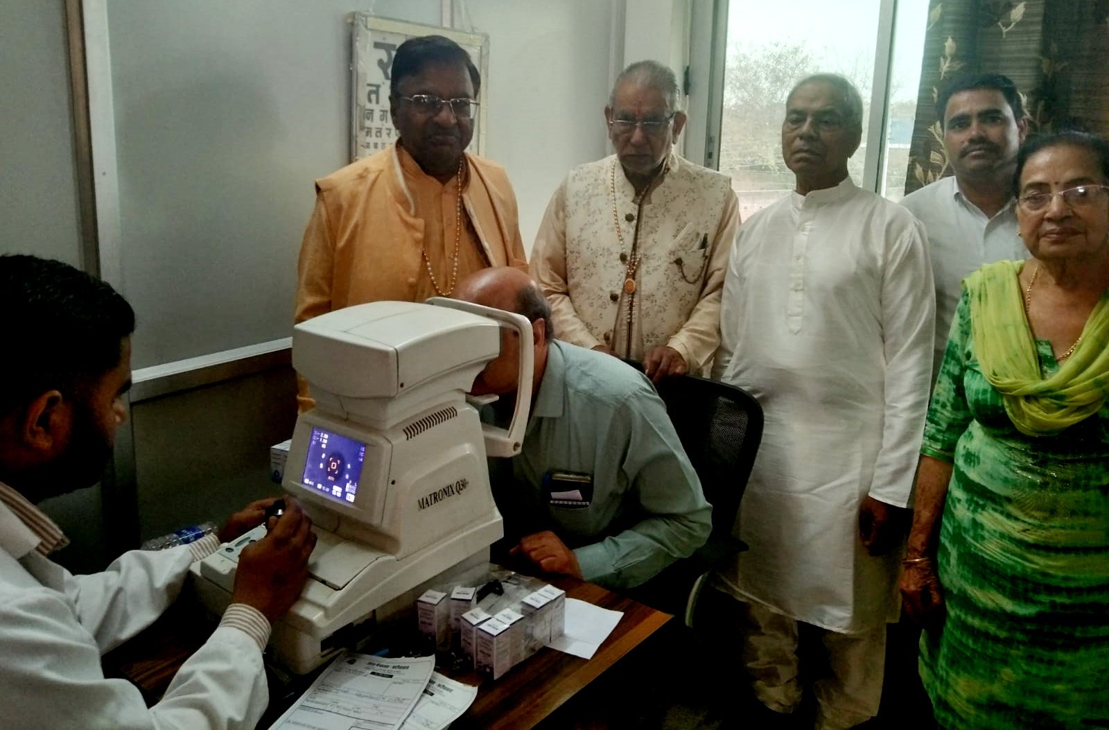 जीव कल्याण संस्थान में नेत्र जांच शिविर का आयोजन फरीदाबाद