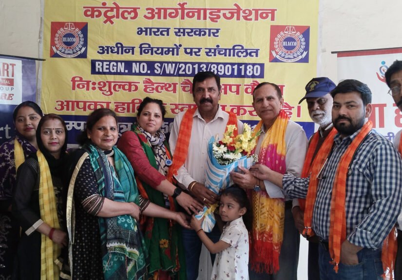 समाज सेवा की मिसाल ह्यूमन लीगल : बत्रा हॉस्पिटल के सहयोग से 120 फ्री हेल्थ चेकअप, राजेश चेची डीएसपी (जीआरपी) ने सराहा प्रयास