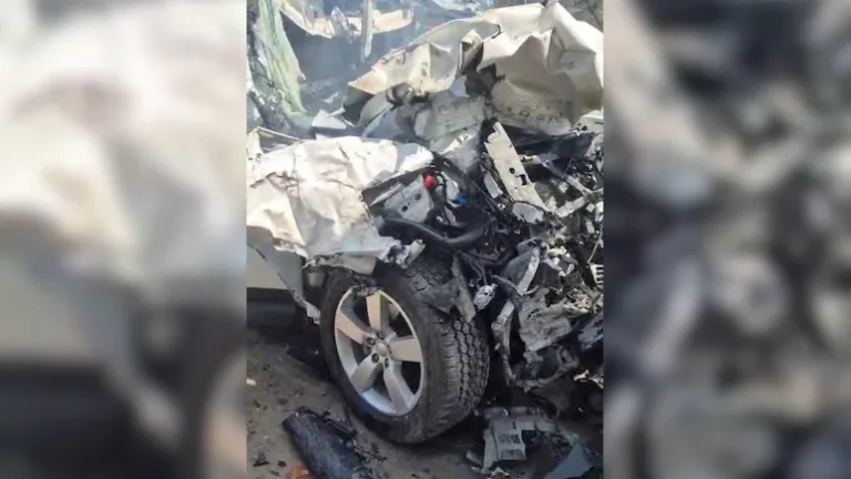 24-Year-Old Man Killed After Defender Rams Dumper Truck In Faridabad