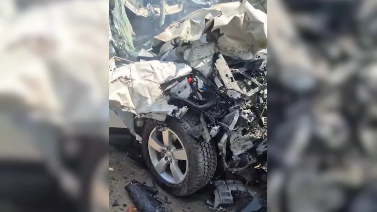 24-Year-Old Man Killed After Defender Rams Dumper Truck In Faridabad