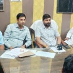 कर्मचारियों के मुद्दों पर एचएसईबी वर्कर यूनियन का प्रतिनिधि मंडल खेड़ी के एसडीओ से मिला