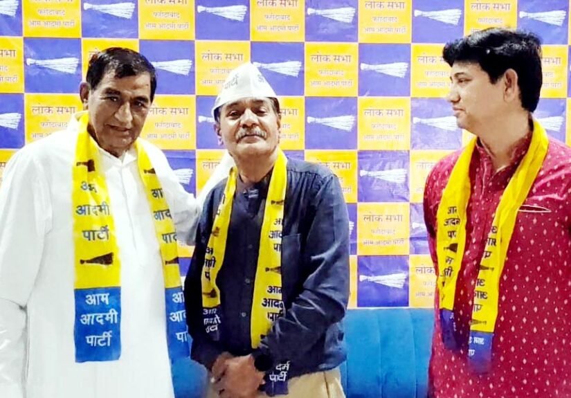 हिन्दू महासभा के राष्ट्रीय उपाध्यक्ष ने थामा आम आदमी पार्टी का दामन, हरियाणा में निरंतर बढ़ रहा है “आप”  का कुनबा : पं. राजेंद्र शर्मा