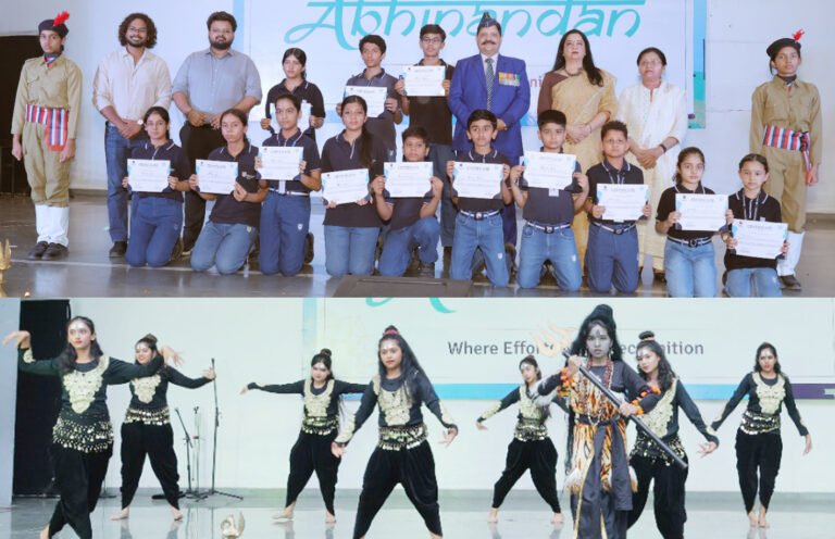 द ग्रैंड कोलंबस इंटरनेशनल स्कूल में प्रतिष्ठित अभिनंदन समारोह का आयोजन किया गया,