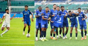 Chennaiyin-FC-players-celebrating-their-goal-against-SC-Delhi-at-the-Jawaharlal-Nehru-Stadium-as-a-tribute-to-the-injured-Elsinho-who-was-ruled-out-for-the-season-300x159.jpeg