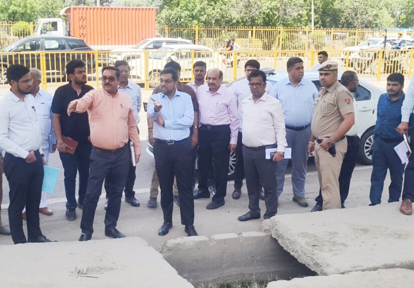 फरीदाबाद में जलभराव और सीवरेज प्रबंधन को लेकर डीसी आयुष सिन्हा ने किया ग्राउंड जीरो पर निरीक्षण, अधिकारियों को दिए निर्देश