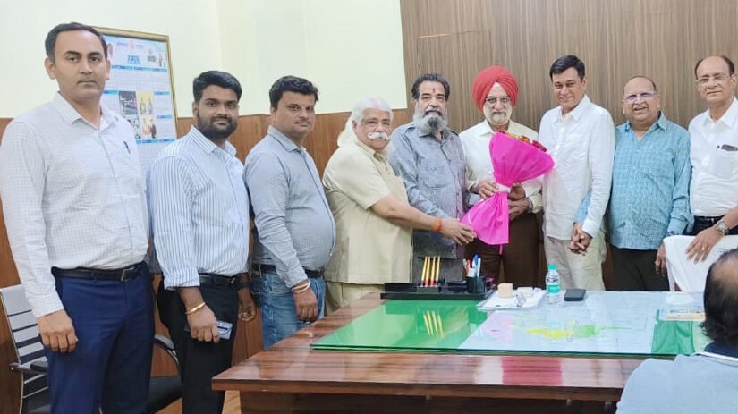 मैन्युफैक्चरर्स एसोसिएशन फरीदाबाद के प्रतिनिधिमंडल ने नवनियुक्त डीएलसी श्री अजय पाल डूडी का किया स्वाग