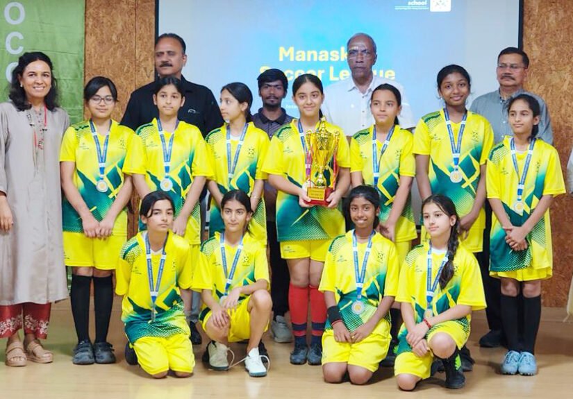 मनस्कृति पब्लिक स्कूल में रोमांचक इंटर-स्कूल सॉकर लीग का आयोजन हुआ