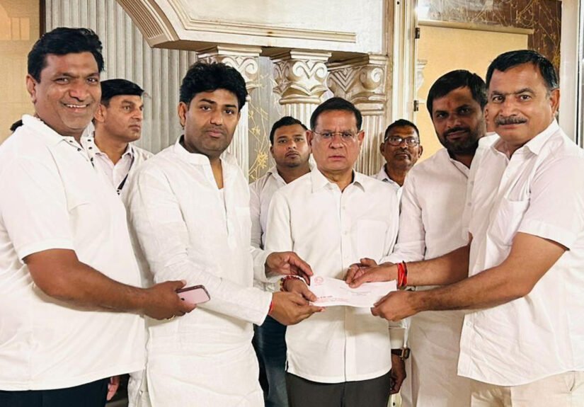 चारा अनुदान के तहत मंत्री राजेश नागर ने फरीदाबाद की पांच गौशालाओं को प्रदान किए सहायता राशि के चैक