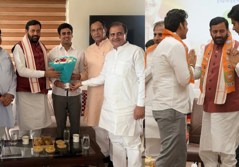 भाजपा प्रदेश कार्यालय पंचकूला में बल्लभगढ़ से निर्दलीय प्रत्याशी रहे राव राम कुमार, निर्दलीय पार्षद दीपक यादव, रश्मि यादव तथा पवन यादव ने भाजपासदस्यता ग्रहण की