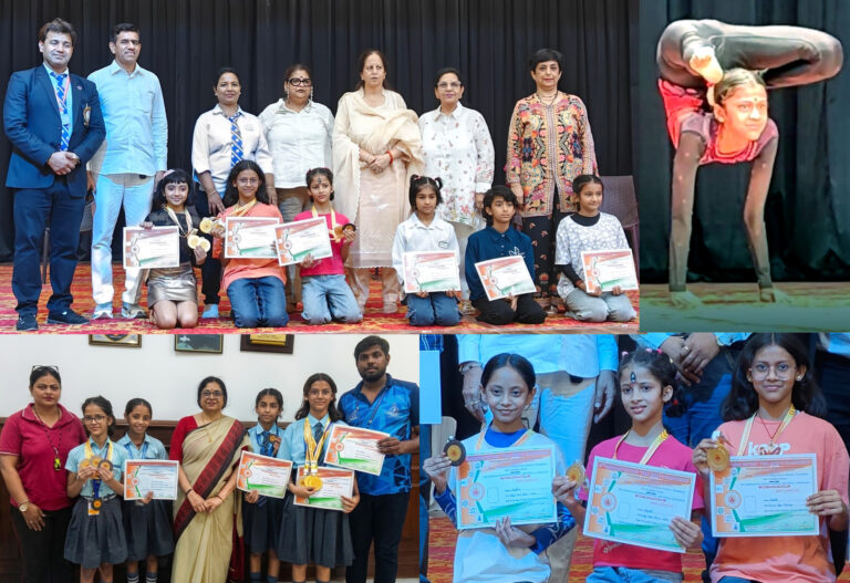 योग प्रतियोगिता में होली चाइल्ड पब्लिक स्कूल की छात्राओं ने बढ़ाया विद्यालय का गौरव