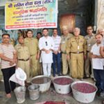 सामाजिक एवं धार्मिक सेवा के तहत श्री शक्ति सेवा दल द्वारा रविवार को  224 अज्ञात अस्थियों का विधि-विधान से गंगा जी में विसर्जन कराया गया