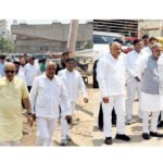 केंद्रीय राज्य मंत्री कृष्ण पाल गुर्जर ने बल्लभगढ़ के मोहना रोड पर बनाए जा रहे एलिवेटेड पुल का किया निरीक्षण,