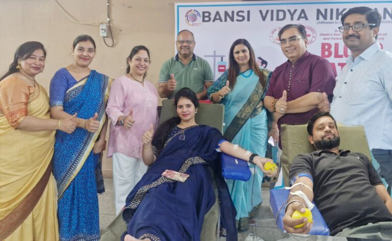 थैलेसीमिया से पीड़ित बच्चों के लिए 30 रक्तमित्रों ने किया रक्तदान
