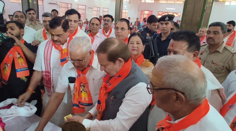 भगवान विष्णु के छठे अवतार भगवान श्री परशुराम का जन्मोत्सव बड़ी धूमधाम धूमधाम से मनाया गया