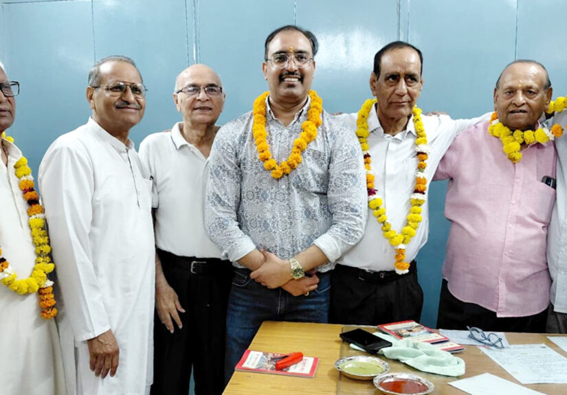 सोनू शर्मा बने श्री हनुमान मंदिर सभा के प्रधान
