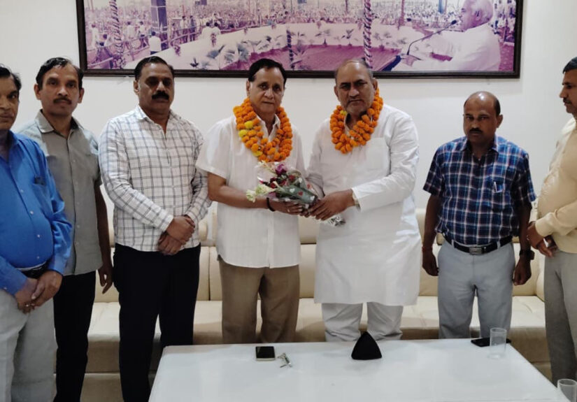 पूर्व सरपंच विजयपाल सिंह कांग्रेस कमेटी राजीव गांधी पंचायती राज संगठन के फरीदाबाद अध्यक्ष नियुक्त