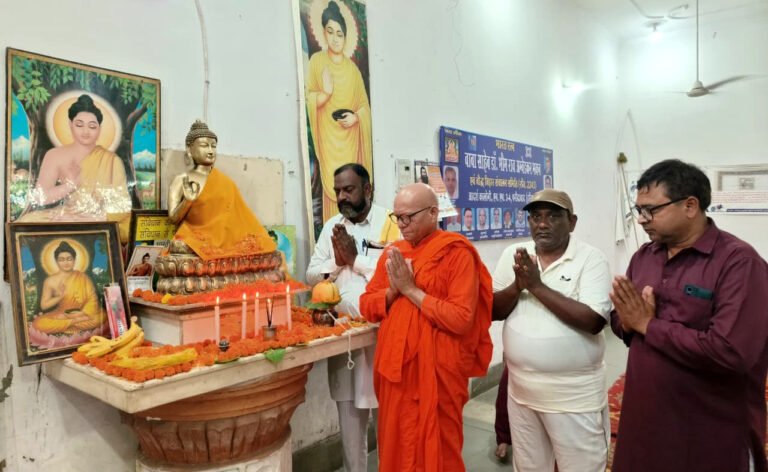 वाल्मीकि अखाड़ा द्वारा एनएच-3 पार्क के निकट धूमधाम से मनाया बुद्व पूर्णिमा महोत्सव