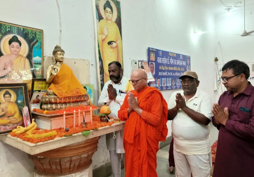 वाल्मीकि अखाड़ा द्वारा एनएच-3 पार्क के निकट धूमधाम से मनाया बुद्व पूर्णिमा महोत्सव