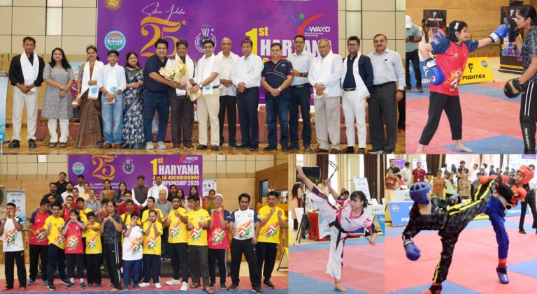 “रजत जयंती” ऑल हरियाणा स्टेट किकबॉक्सिंग प्रतियोगिता- 2026 का शुभारंभ
